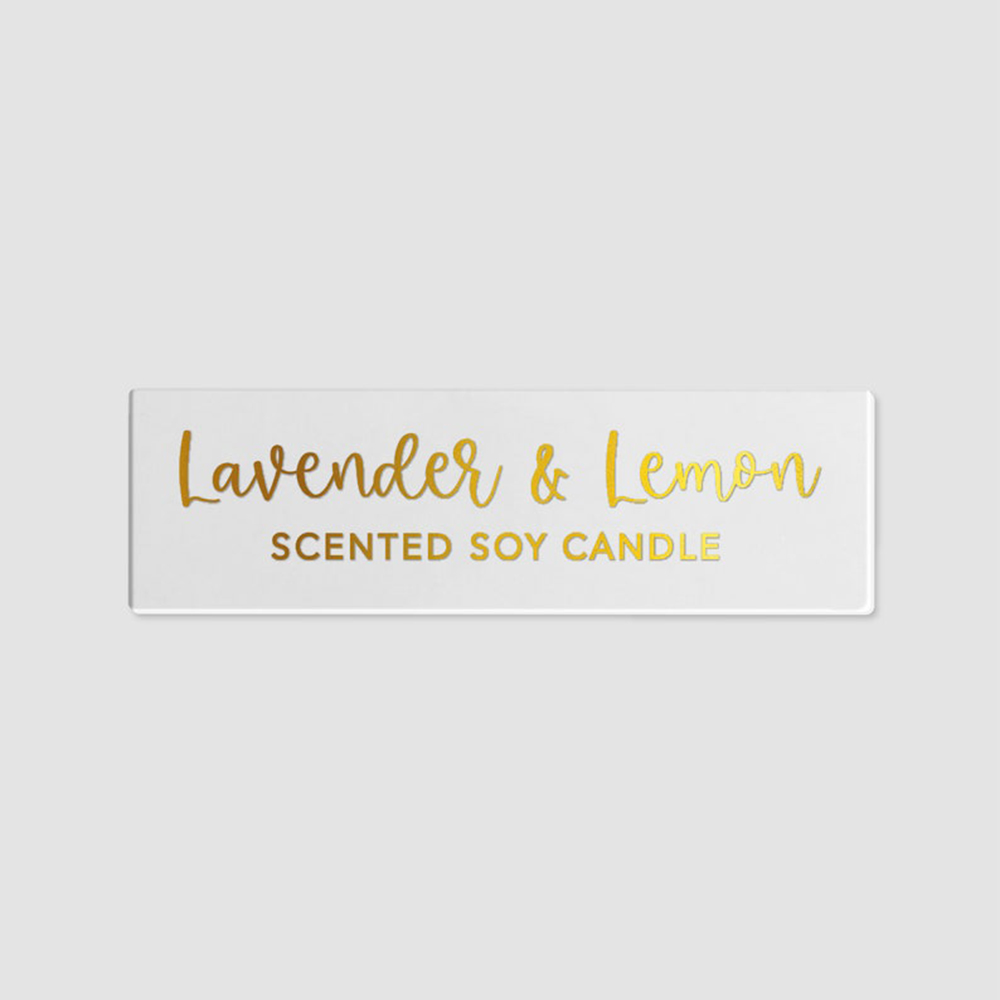 50pcs 45x15mm Personalized Cus - Personalised Candle Label recension och pris