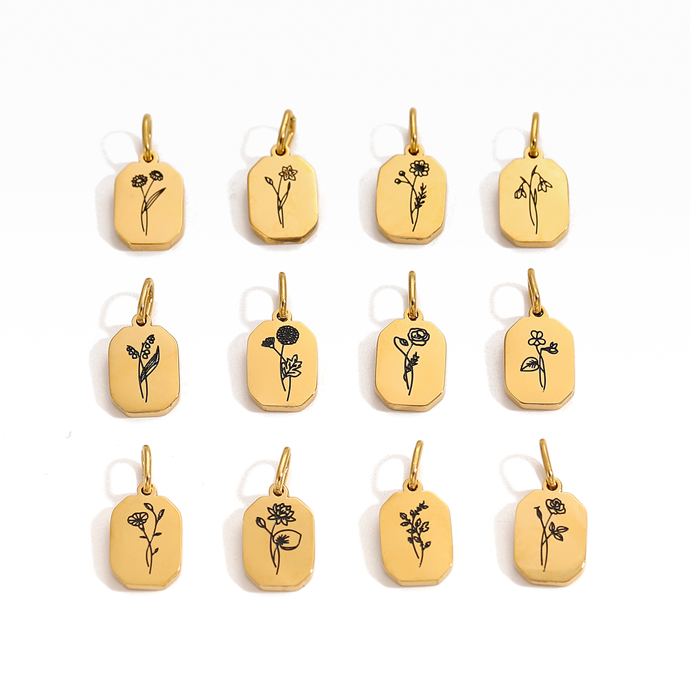 Chic Hot Sale Birth Month Crys - Birth Flower Necklace recension och pris