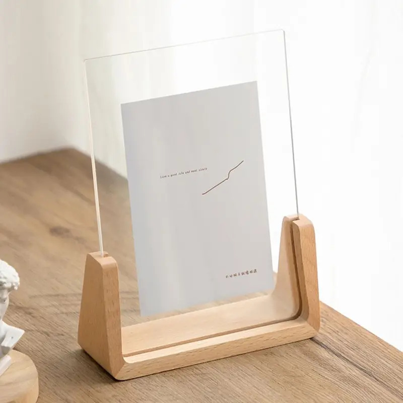 Walnut/Beech Creative Photo Fr - Engraved Wood Frame recension och pris